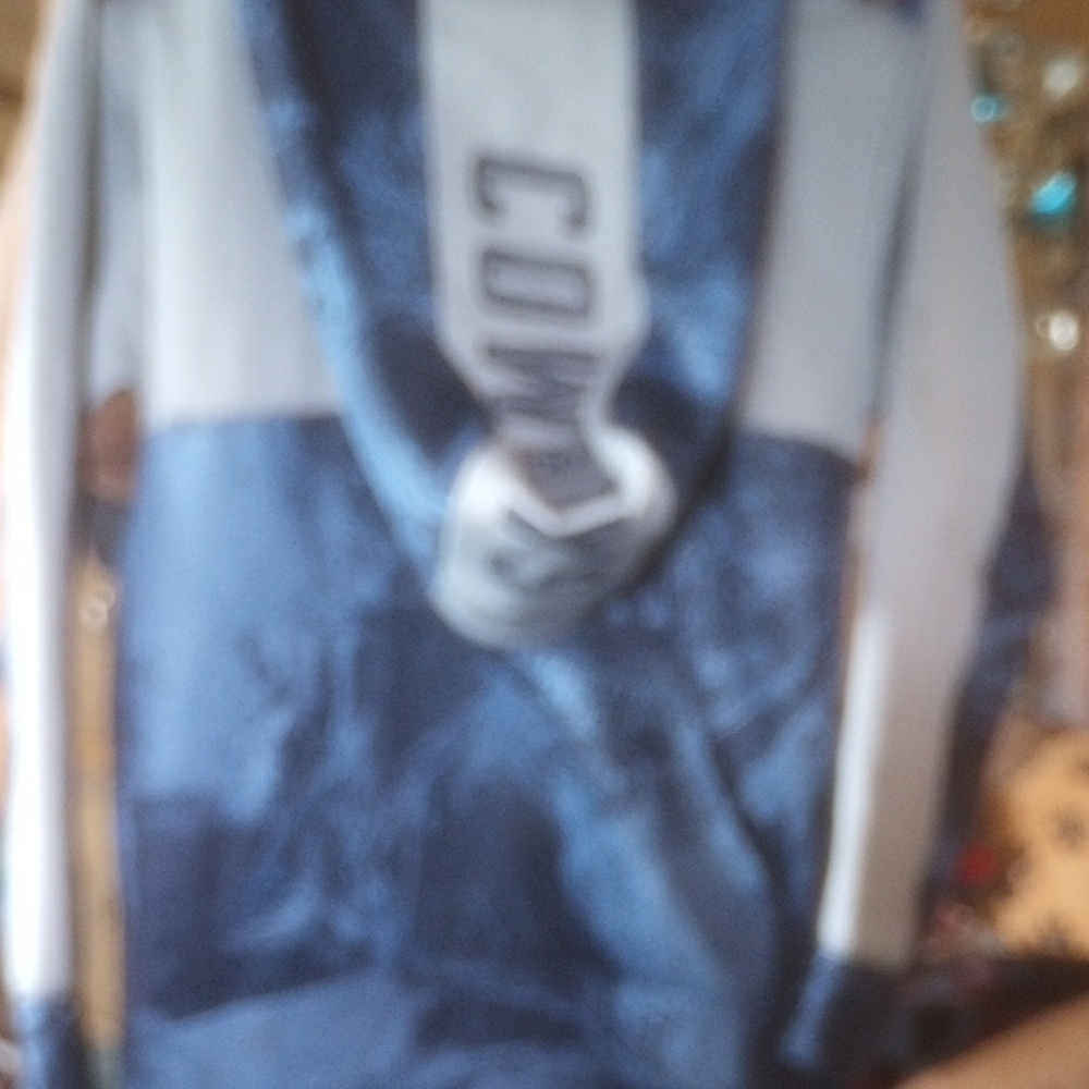 Blue and Gray Cowboys Hoodie